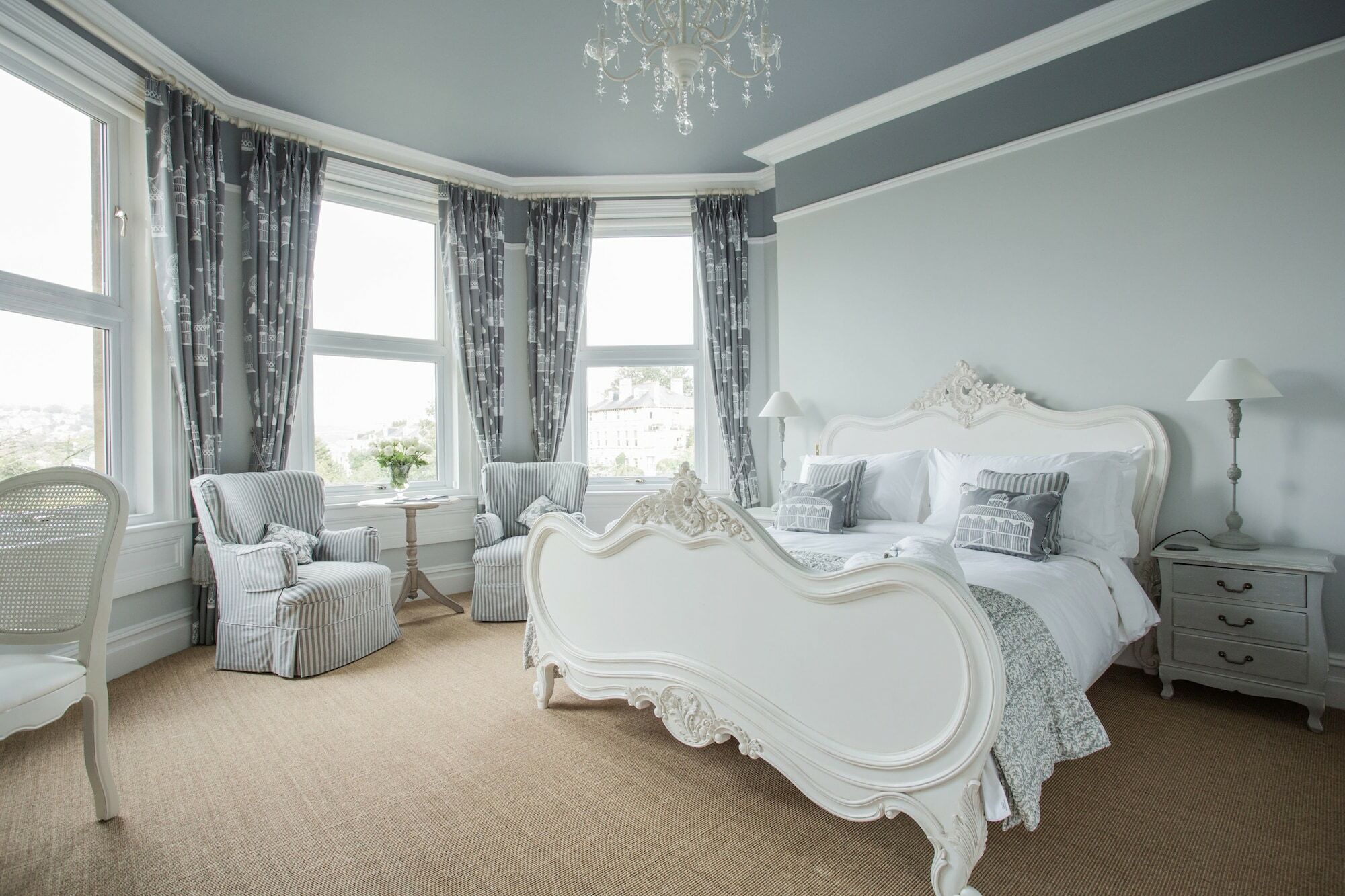Grays Boutique B&B Bath Exterior foto The bedroom at The Old Vicarage
